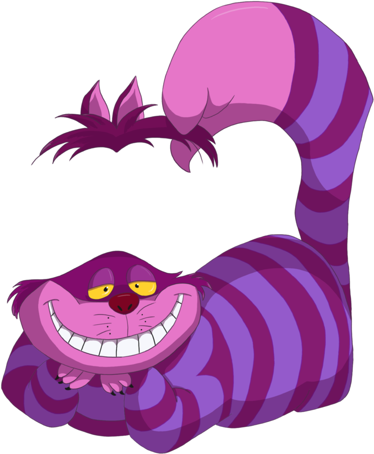 Cheshire Cat Png Free Download Clipart (800x856), Png Download