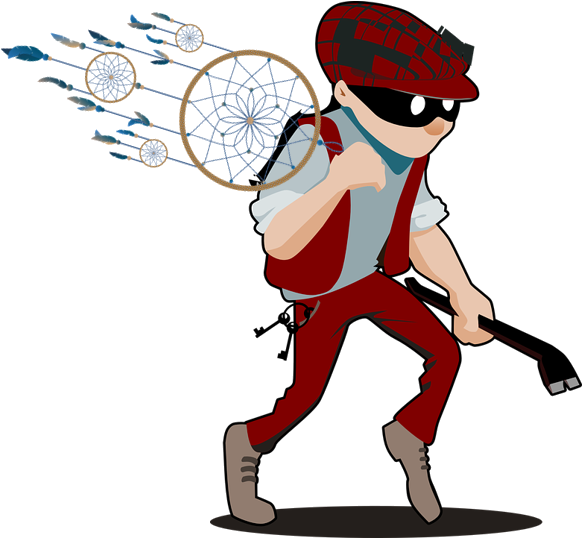 Stop The Dream Thieves Midlife Podcast From School Clipart (621x584), Png Download