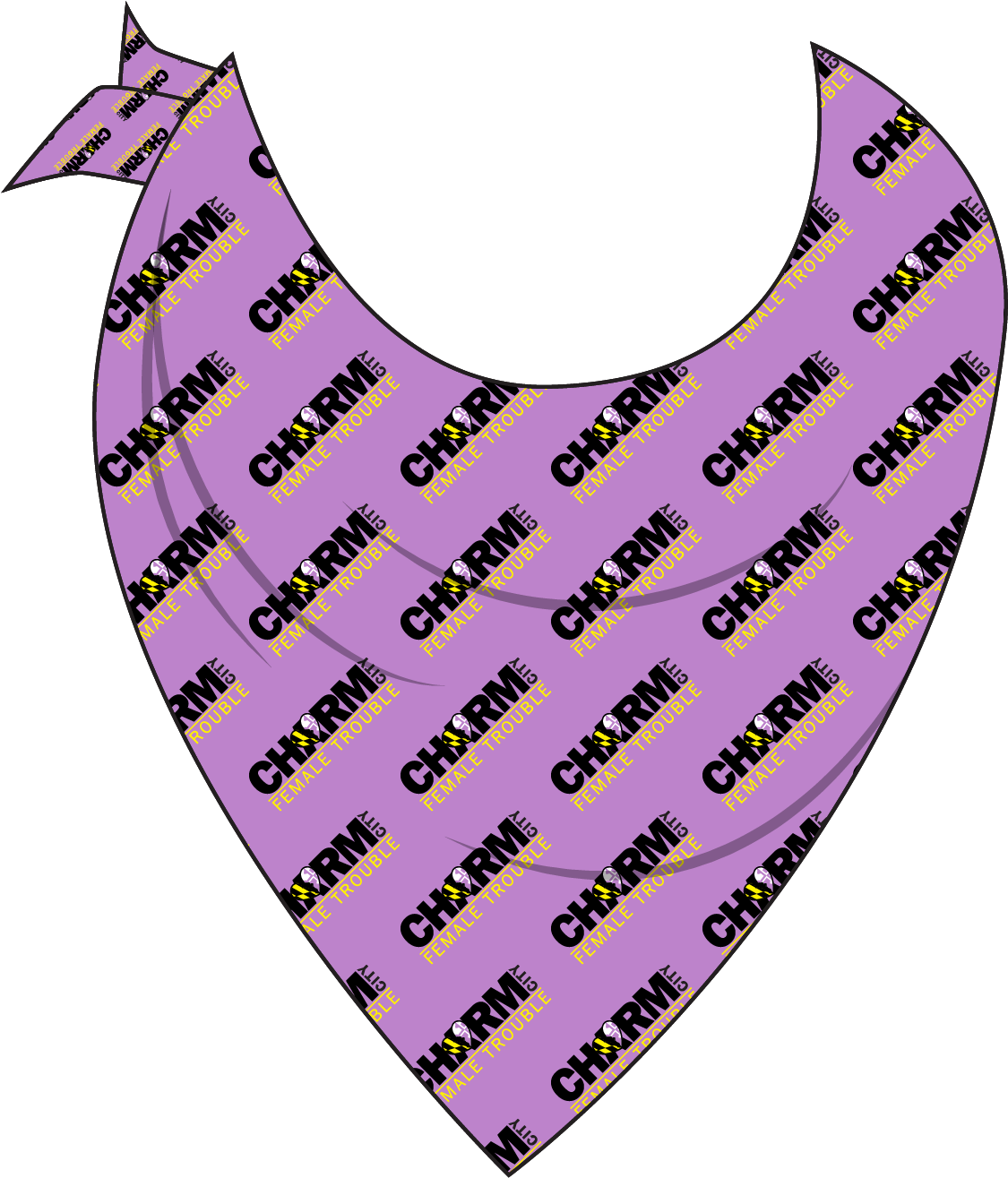 Charm City Female Trouble Clipart (1500x1500), Png Download