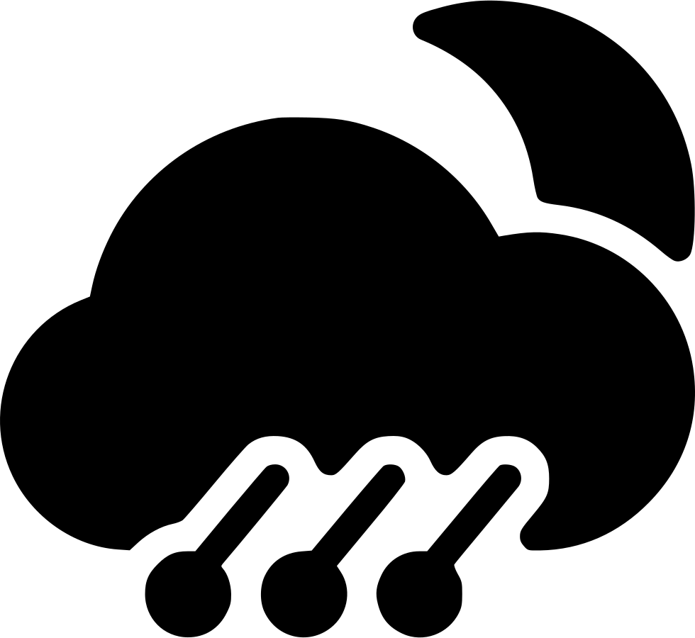 Hailstorm Night Comments Clipart (980x900), Png Download