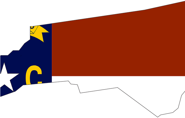 North Carolina Clipart Flag - Png Download (640x480), Png Download