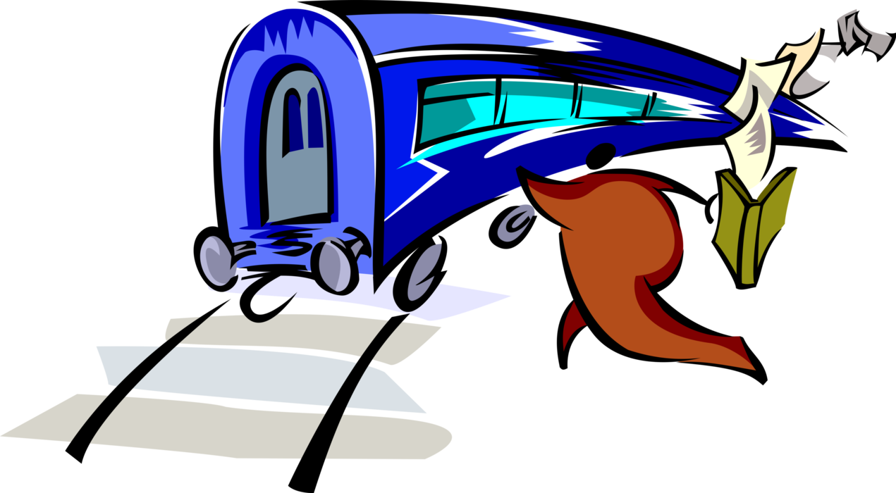 Clipart Train Commuter Train - Png Download (1271x700), Png Download