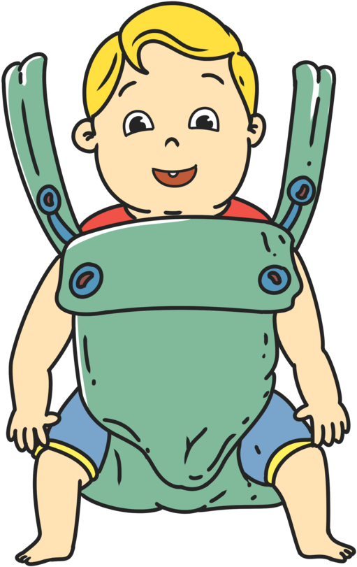 Carrier / Baby Sling Cleaning Clipart (1024x1024), Png Download