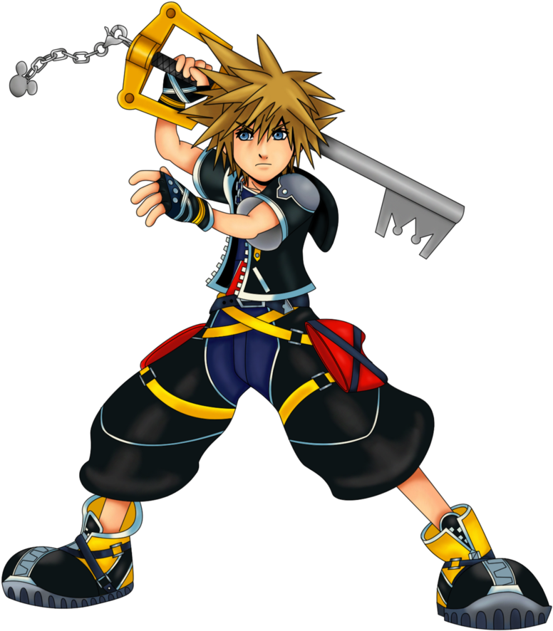 Kingdom Hearts 2 Sora Clipart - Png Download (855x934), Png Download