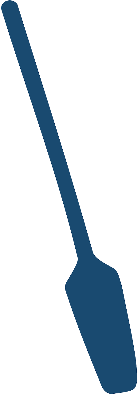 Oar Paddle Row Silhouette Blue Png Image Clipart (640x1280), Png Download