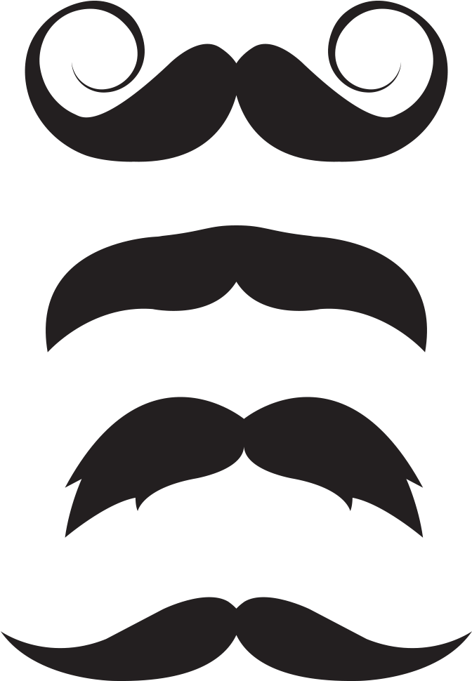 Kit De Stickers Moustache Clipart (1500x1500), Png Download