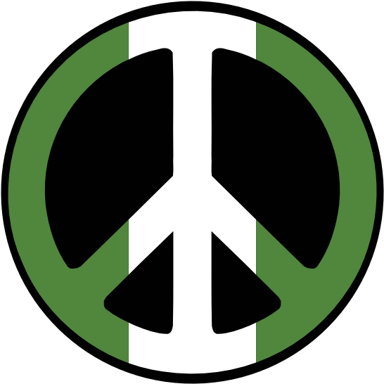 Nigerian Peace Symbol Clipart (555x555), Png Download