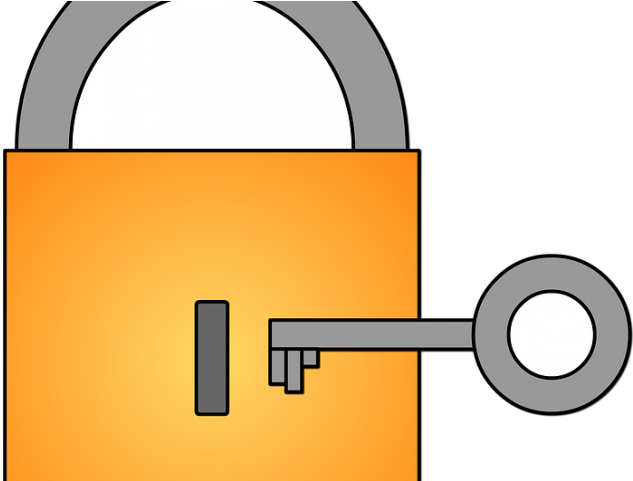 Key Clipart Orange - Png Download (640x480), Png Download