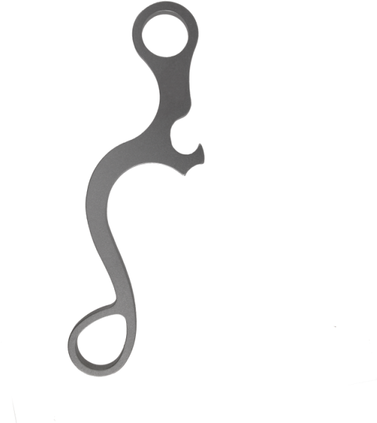 Bottle Opener Stainless Front Clipart (650x650), Png Download