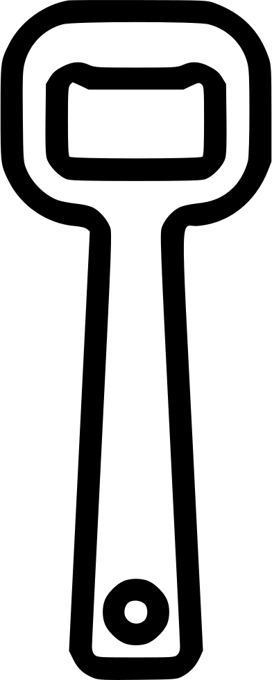 Bottle Opener Kitchen Aid Tool Comments Clipart (392x980), Png Download