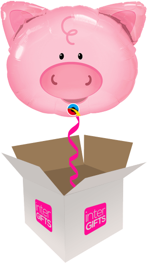 30″ Piggy Face Clipart (568x568), Png Download