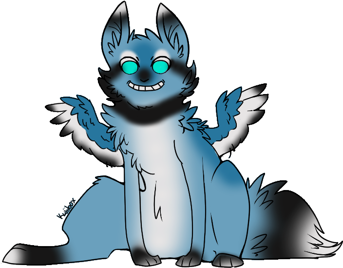 Blue Jay Griffin Adoptable Clipart (747x600), Png Download