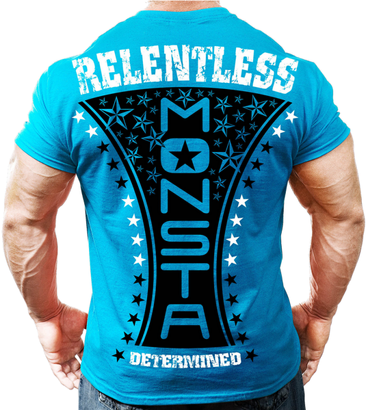 T Shirt Relentless M138 Blue Monsta Sportswear Towel Clipart (800x800), Png Download
