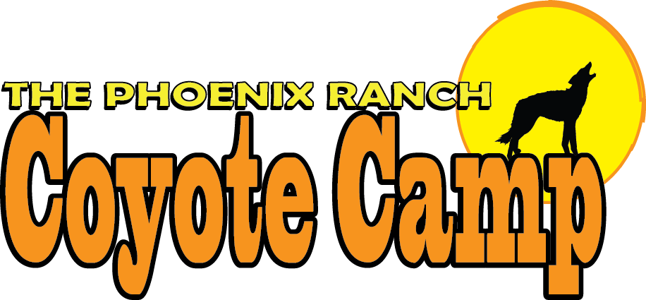 Coyote Camp Title Clipart (916x425), Png Download