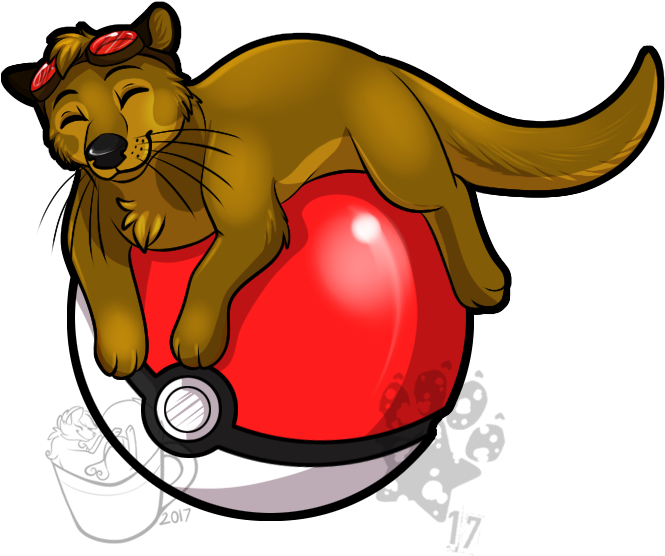 3/6 Pokeball N Chill Commissions Done On Monday Night Clipart (700x700), Png Download