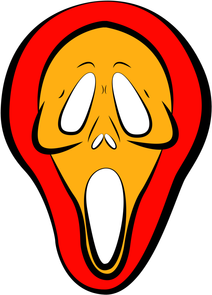 Ghostface Men's Printed Kurta Clipart (743x1040), Png Download