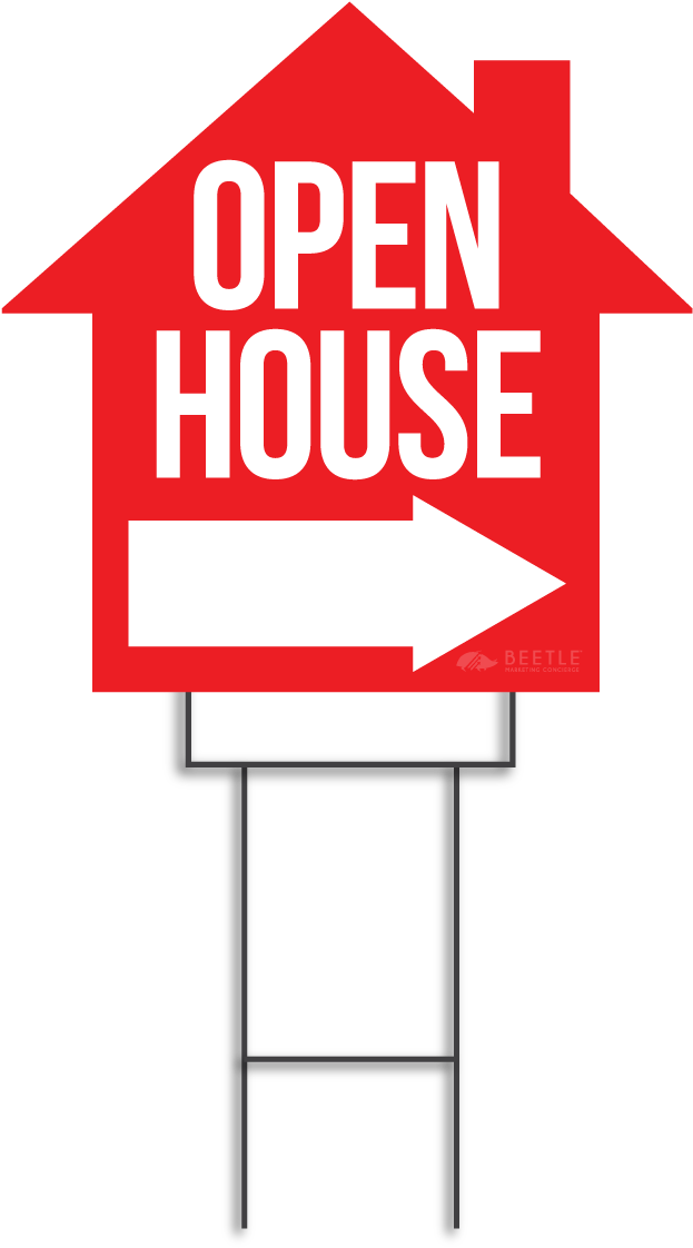 Real Estate Yard Signs [pre-printed] Clipart (1200x1200), Png Download