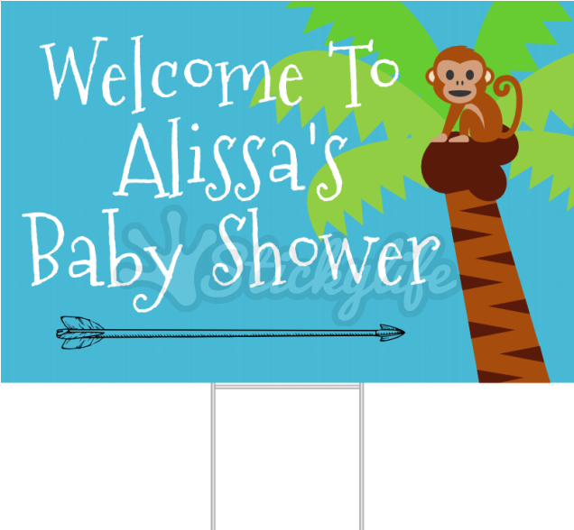 Baby Shower Yard Sign Clipart (940x587), Png Download