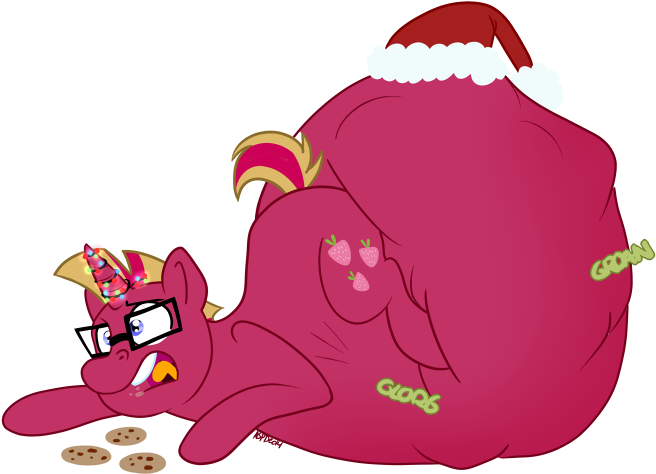Chubbyjam, Belly, Christmas Lights, Cookie, Fetish, Clipart (700x537), Png Download