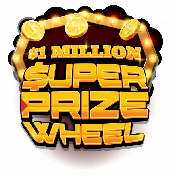 $1 Million Super Prize Wheel Clipart (600x617), Png Download