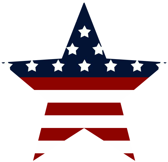 Star Americanflag Redwhiteandblue Flag Awesome Fun Clipart (639x614), Png Download