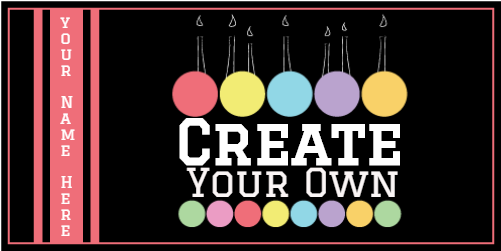 "create Your Own" Vinyl Banner Signitup Clipart (740x500), Png Download