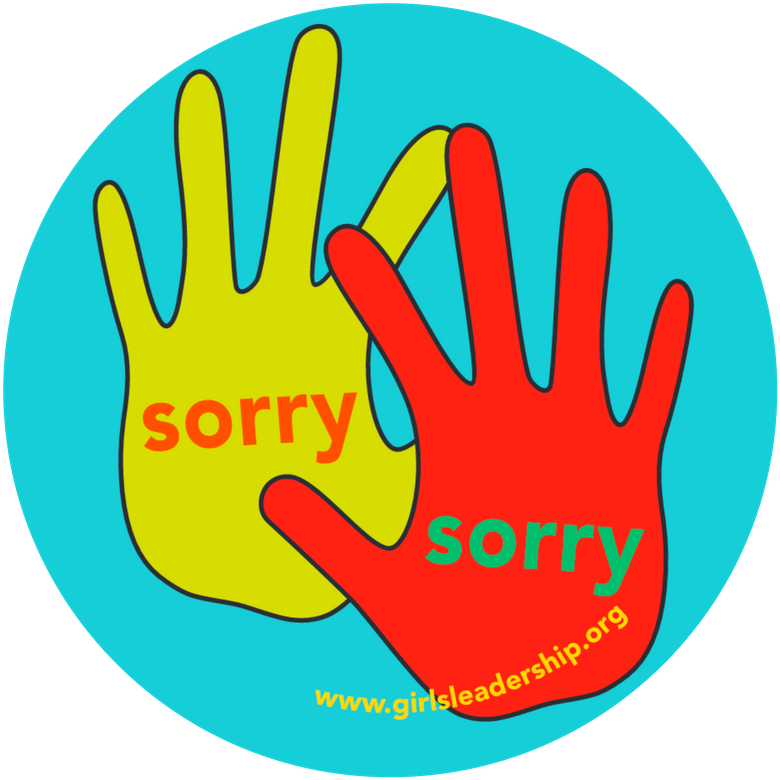 Double Sorry Round Clipart (940x788), Png Download