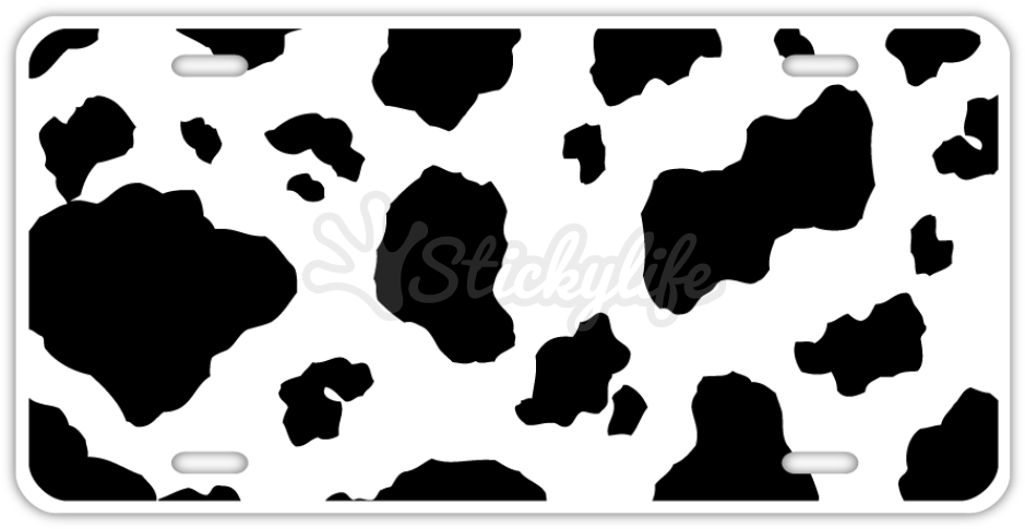 Cow License Plate Clipart (940x587), Png Download