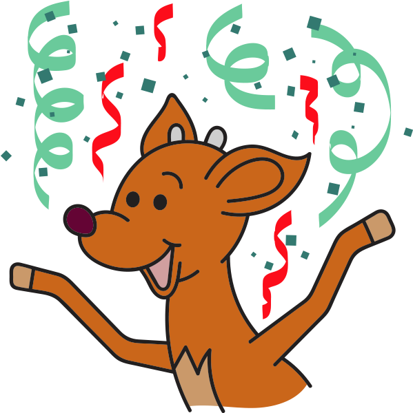Raymond The Reindeer Stickers Messages Sticker-7 Clipart (618x618), Png Download