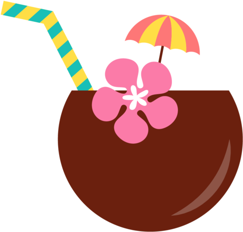 Coconut Drink Clipart (618x618), Png Download