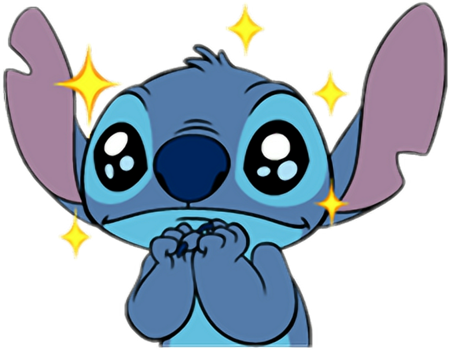 Stitchcutecharacter Bluepurple Alien Clipart (1773x1773), Png Download