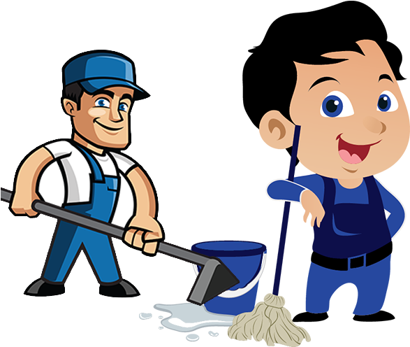 Cleaning Services Clipart (586x719), Png Download