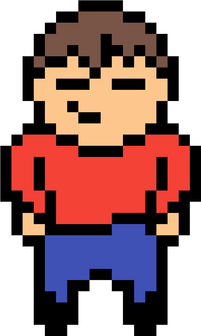 Second Ever Pixel Art Character Clipart (1184x1184), Png Download