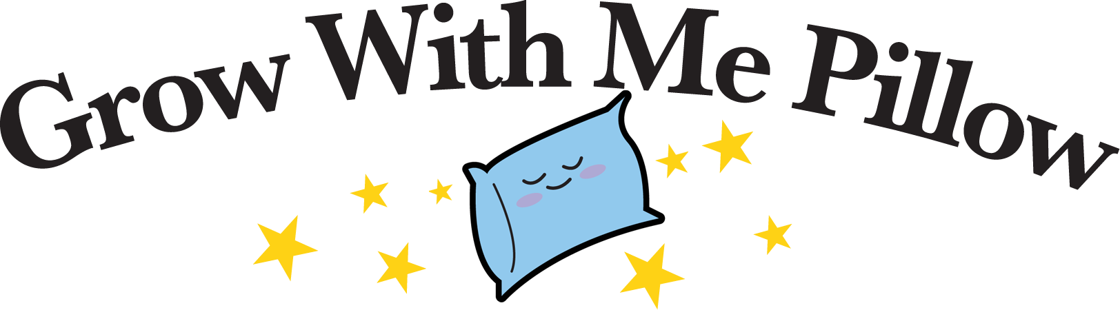 Grow With Me Pillow Clipart (1624x450), Png Download