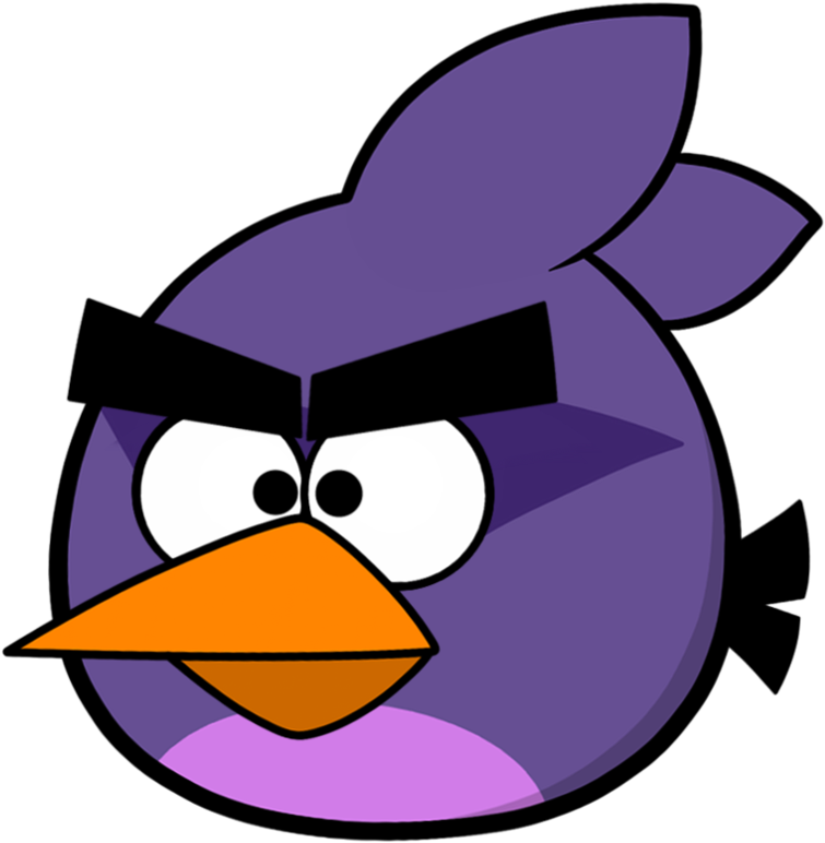 Purple Bird Clipart (894x894), Png Download