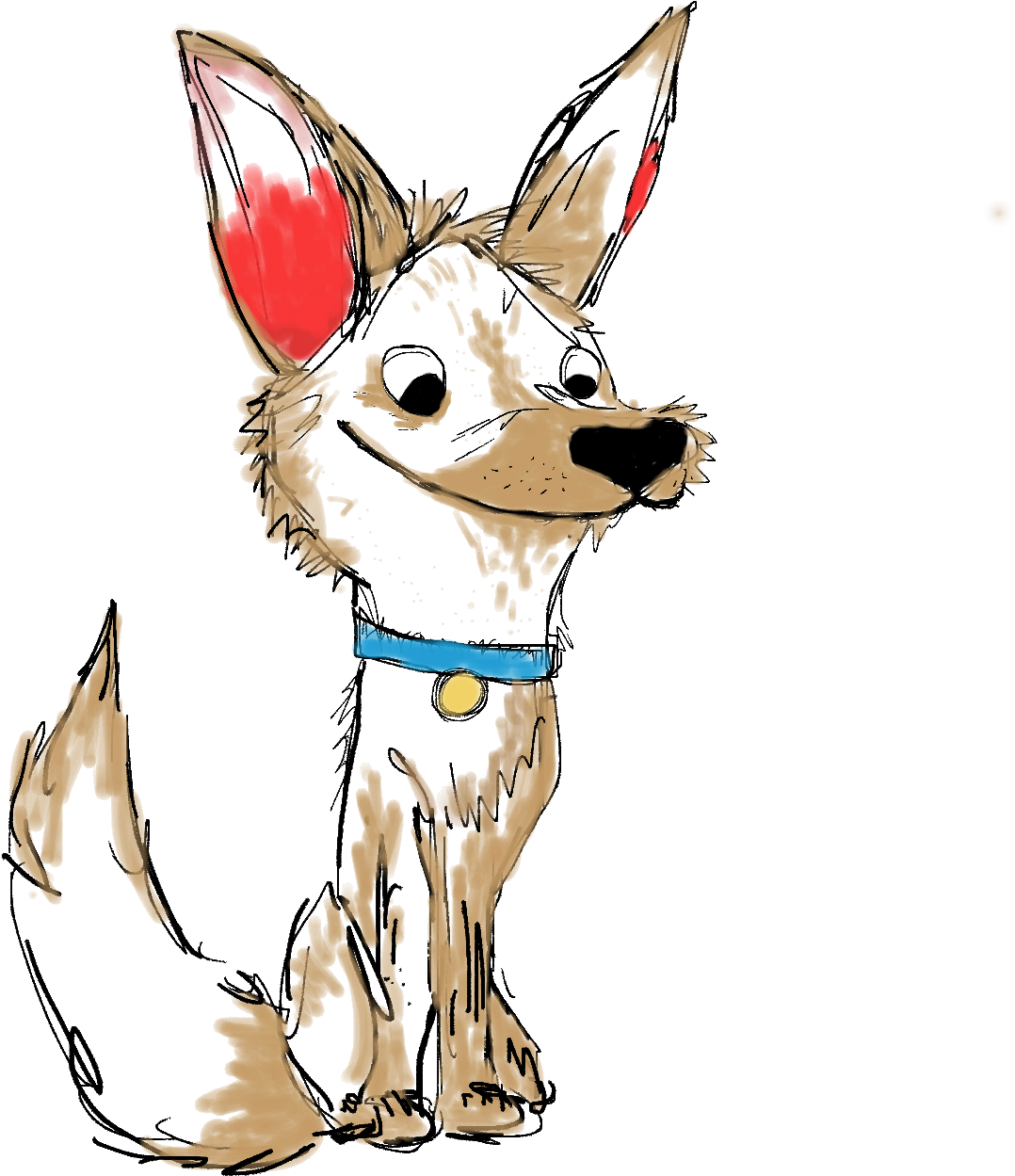 Sketched This With The Drawing Pad App 😋 Clipart (1536x2048), Png Download