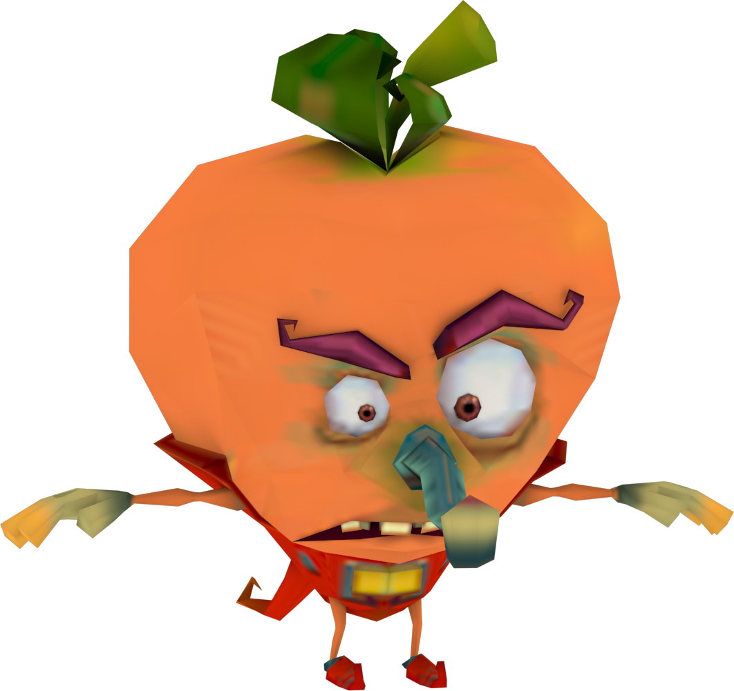 Willie Wumpa Cheeks Crash Tag Team Racing Clipart (1062x1001), Png Download