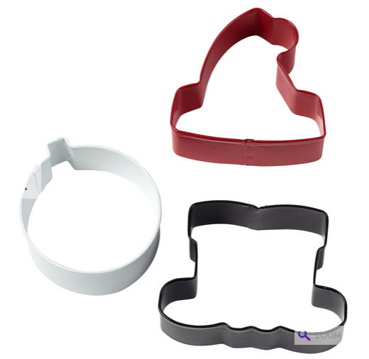 2308-3802 Set De Cortador Santa Esfera 3pz Clipart (562x555), Png Download