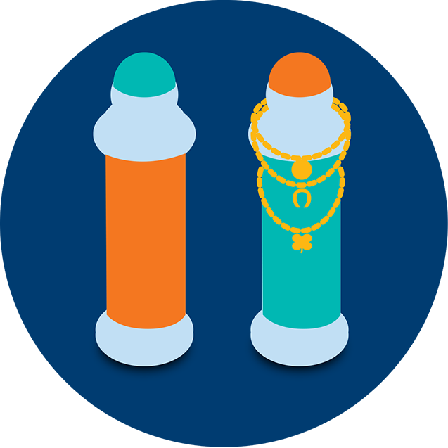 One Adorned With Gold Medals And The Other Without Clipart (637x637), Png Download