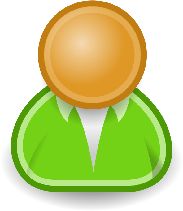 Emblem Person Green Clipart (768x768), Png Download