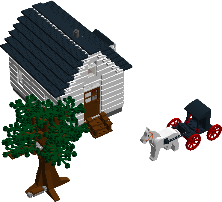 Little House On The Prairie Clipart - Png Download (1271x832), Png Download