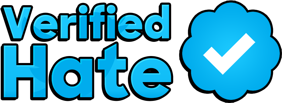 Verified Hate Twitter3 Verified Hate Twitter2 Verified Clipart (1000x528), Png Download