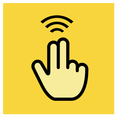 This Time, Touch Interactions Mean Digital Information Clipart (600x600), Png Download