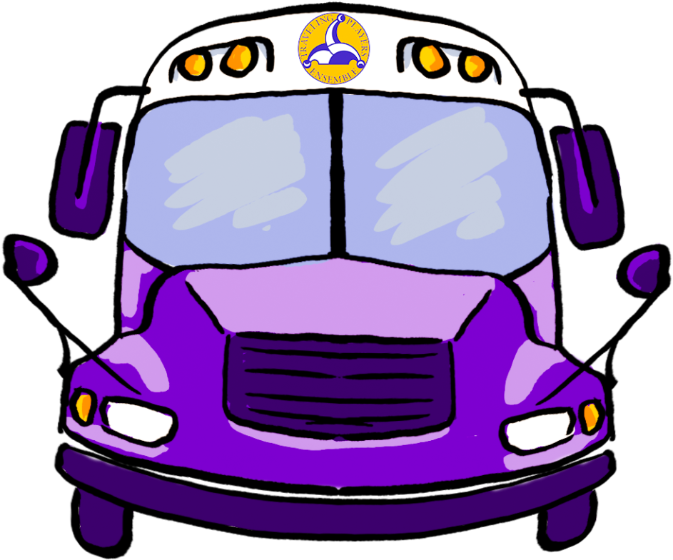 Learn More About Riding A Purple Bus Clipart (1024x1024), Png Download