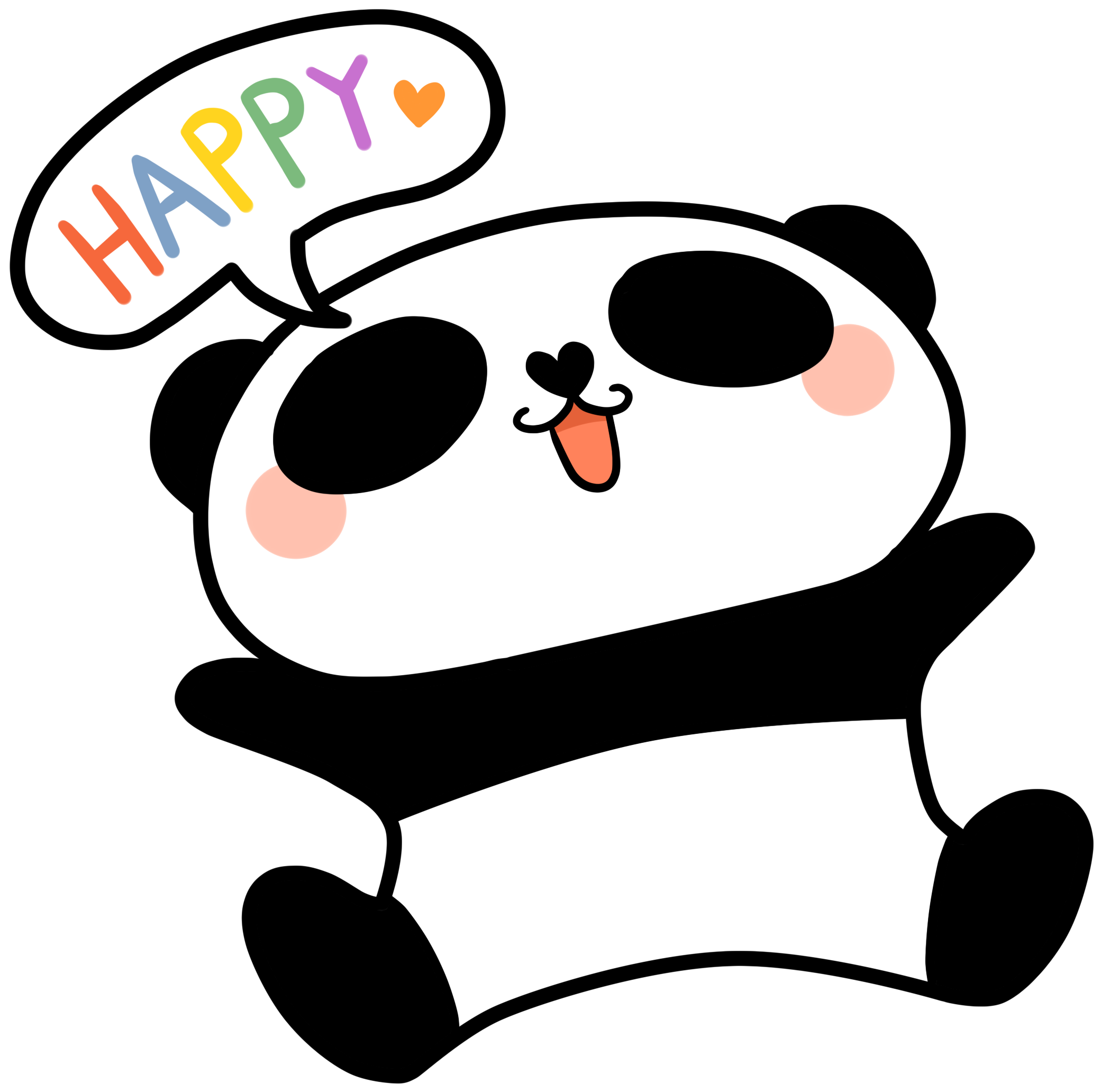 Lovely Roly Poly − Nhh Stickers Messages Sticker-4 Clipart (2480x2480), Png Download