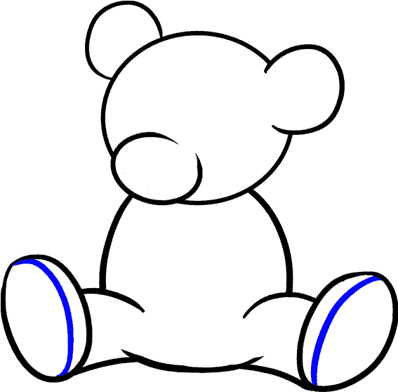 How To Draw Cartoon Bear Clipart (678x600), Png Download