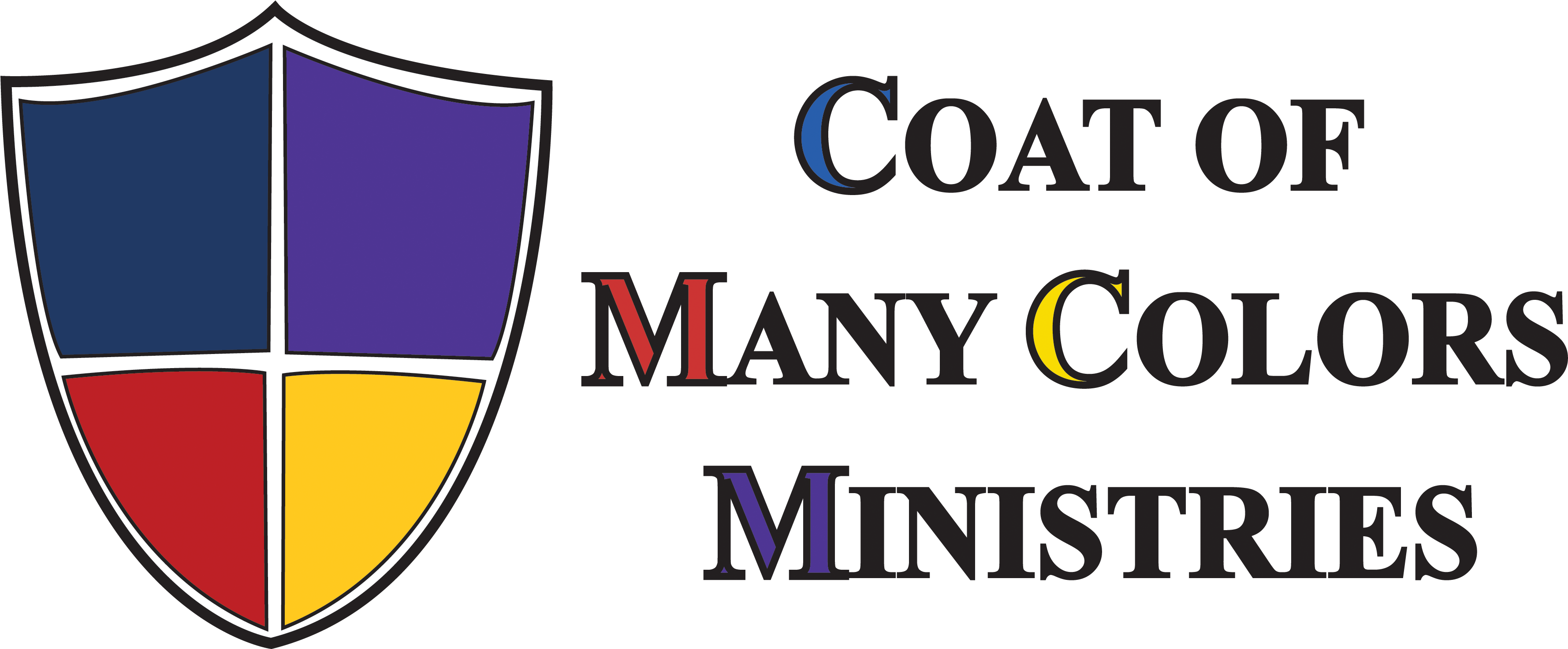 Coat Of Many Colors Ministries, Inc Clipart (3900x1800), Png Download
