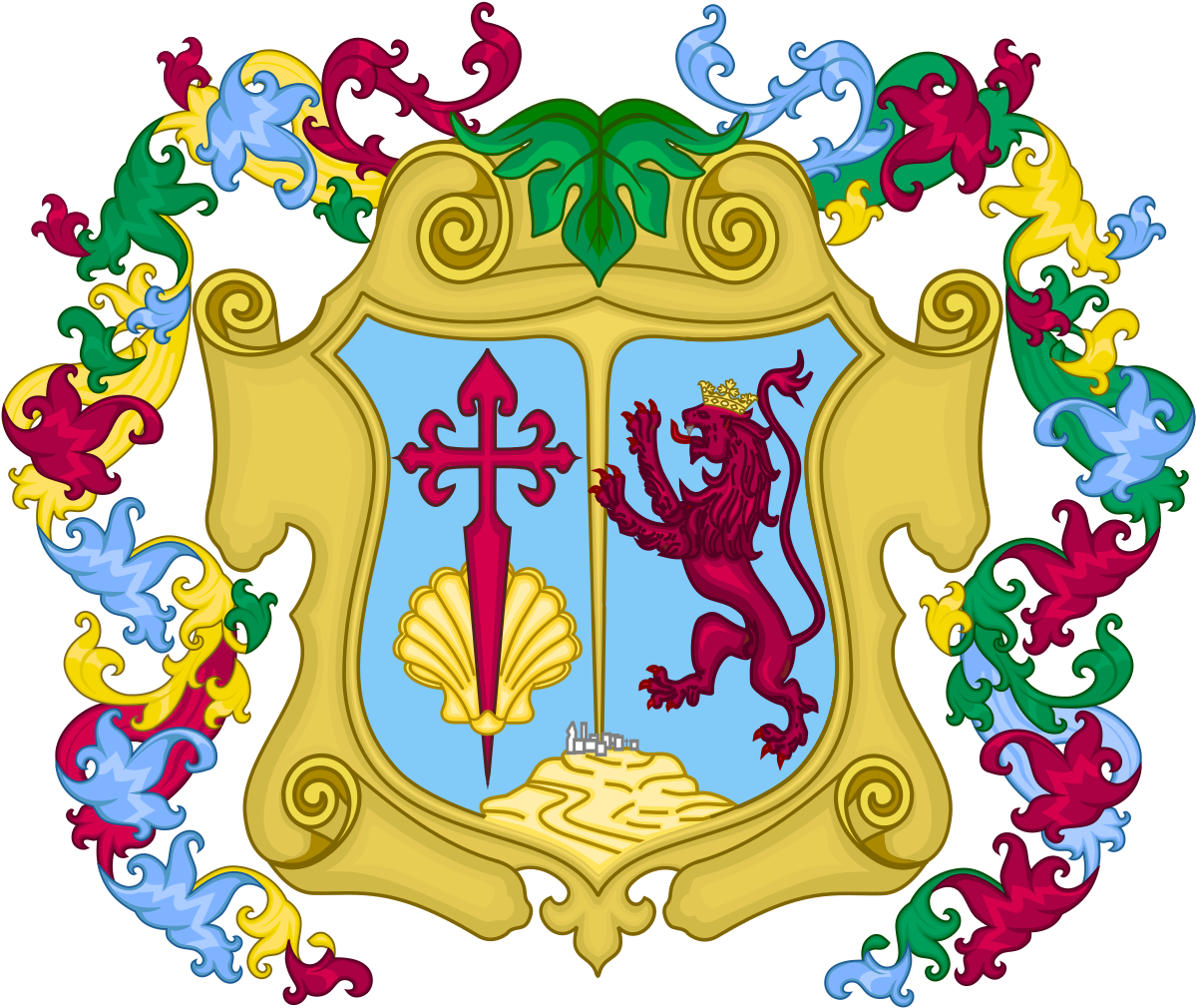 Coat Of Arms Of Cacabelos Clipart (1214x1024), Png Download