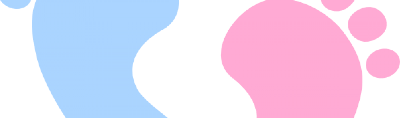 Baby Feet Hi Clipart (1700x500), Png Download