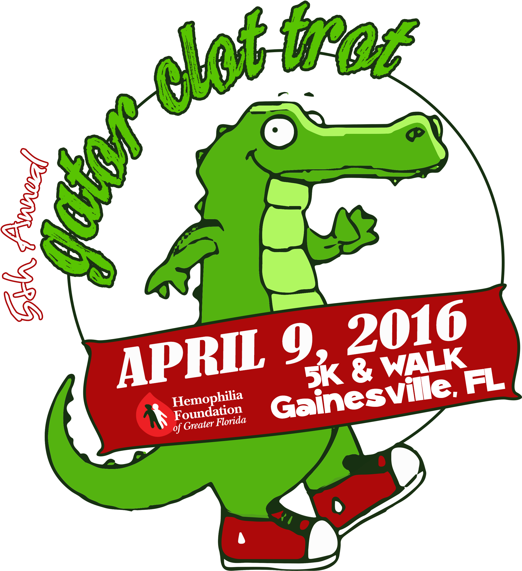 Gator Clot Trot Shirt Clipart (2500x2500), Png Download